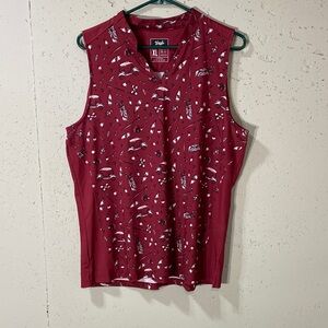 Sleeveless golf Patterned Top